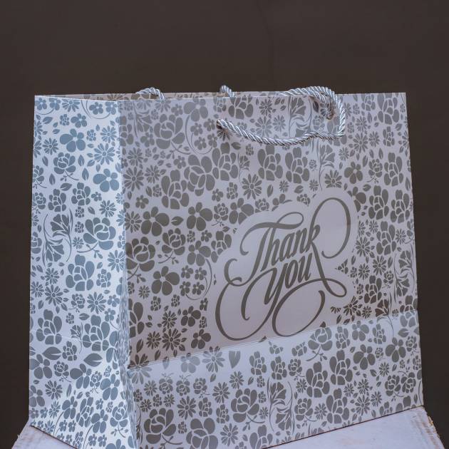 Small A3 silver flowers