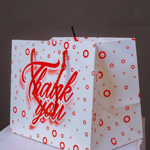 Red and white dotted