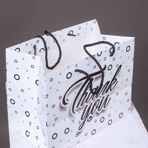 black and white dotted