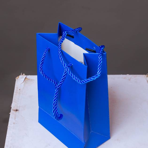 A5 plain blue