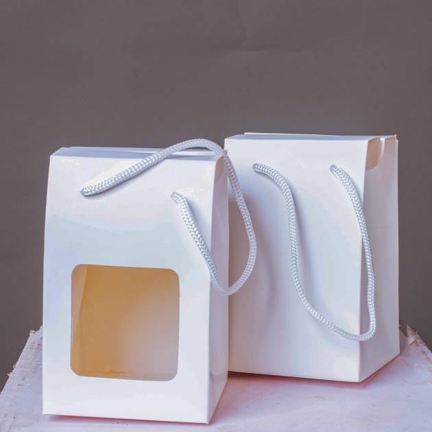 Top folded mug box with window